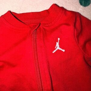 Jordan Red Kids One Piece Footie